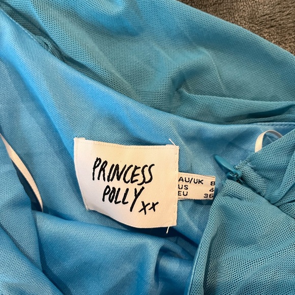 Princess polly blue one shoulder mini dress - Picture 1 of 3